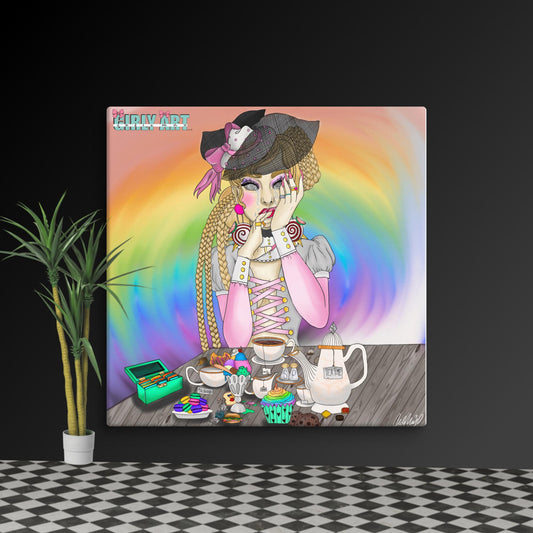 Tea party tranz Canvas